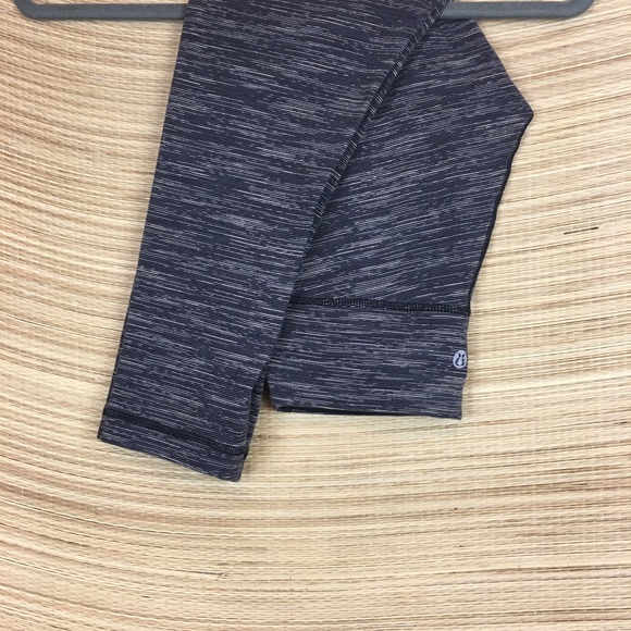 Lululemon Wunder Under midrise crop EUC Heather black Size 4 - Picture 6 of 11